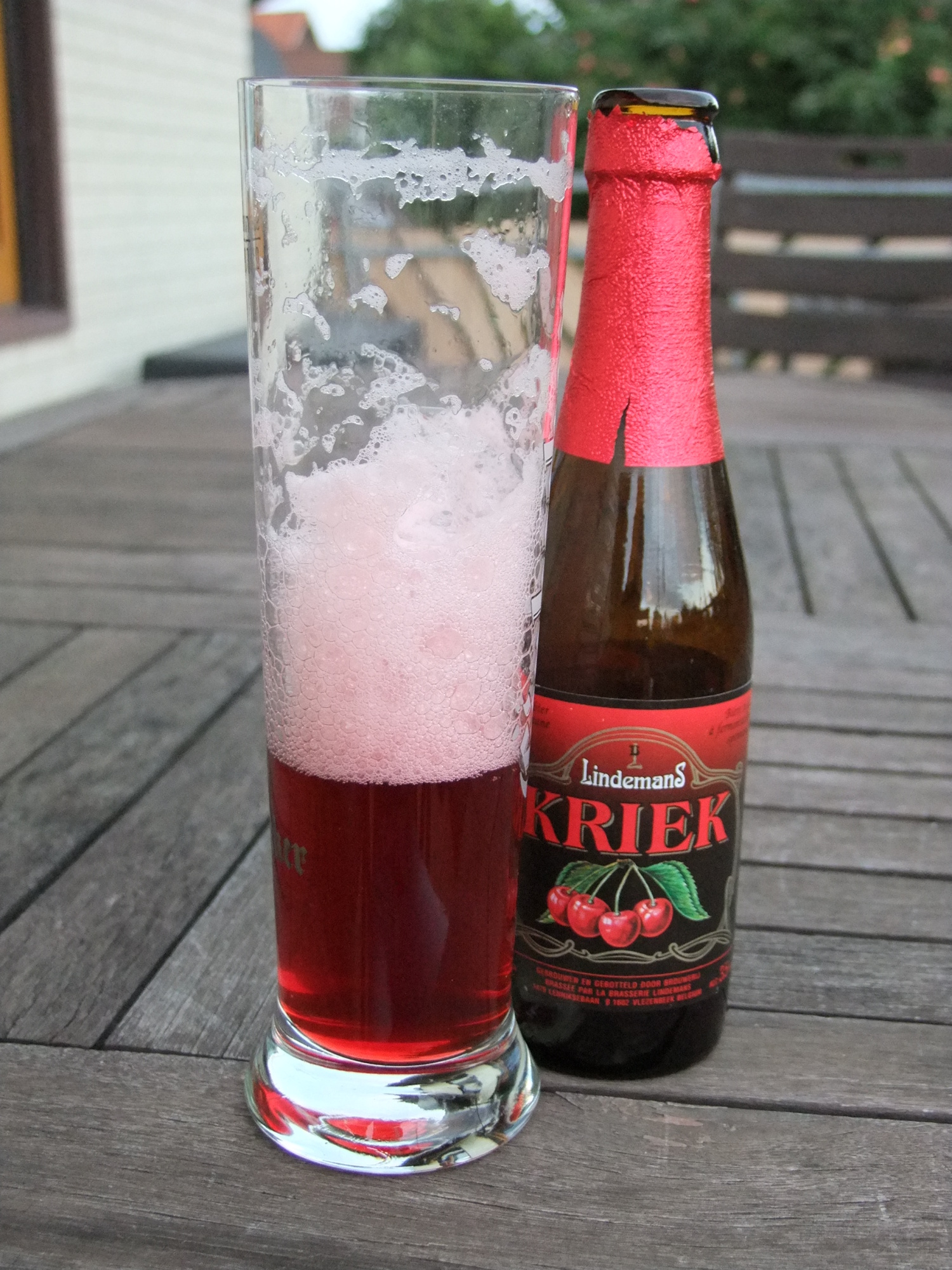 Пиво Kriek Бельгия вишня